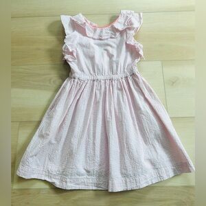 Crewcuts pink seersucker dress
